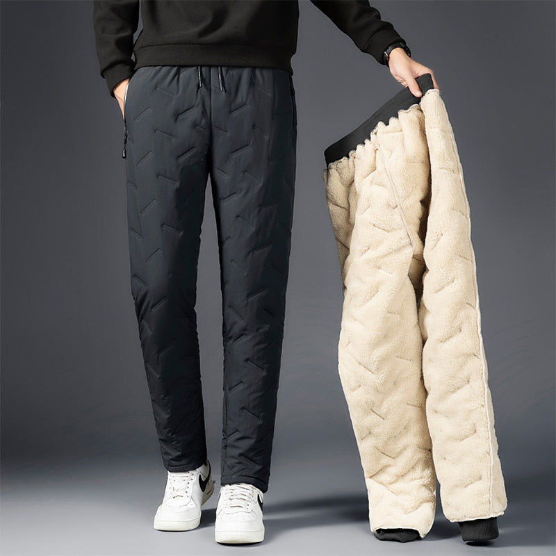 Pantaloni unisex in pile termici e impermeabili
