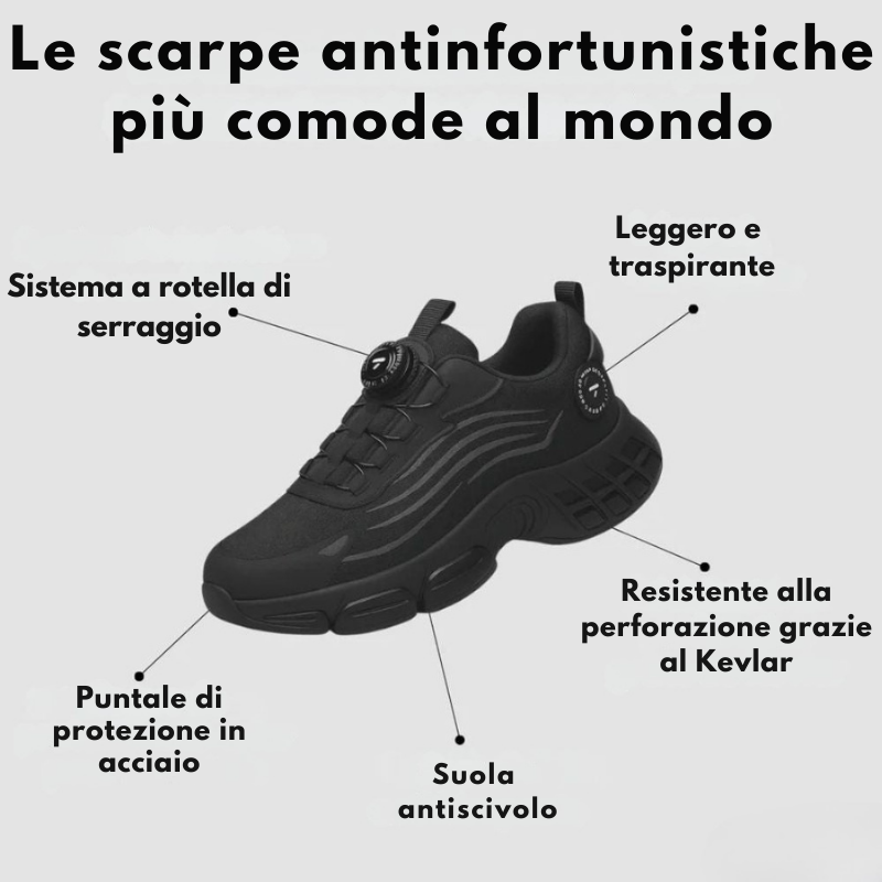 ScudoFlex S3 Pro – Scarpe antinfortunistiche S3 stile sneaker