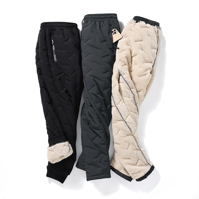 Pantaloni unisex in pile termici e impermeabili