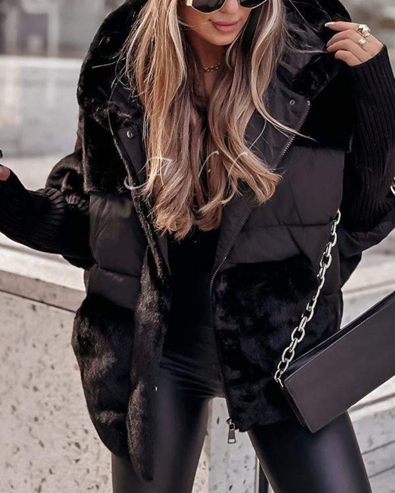 ThermaKnit™ – Piumino Oversize a Maglia