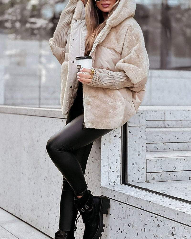 ThermaKnit™ – Piumino Oversize a Maglia