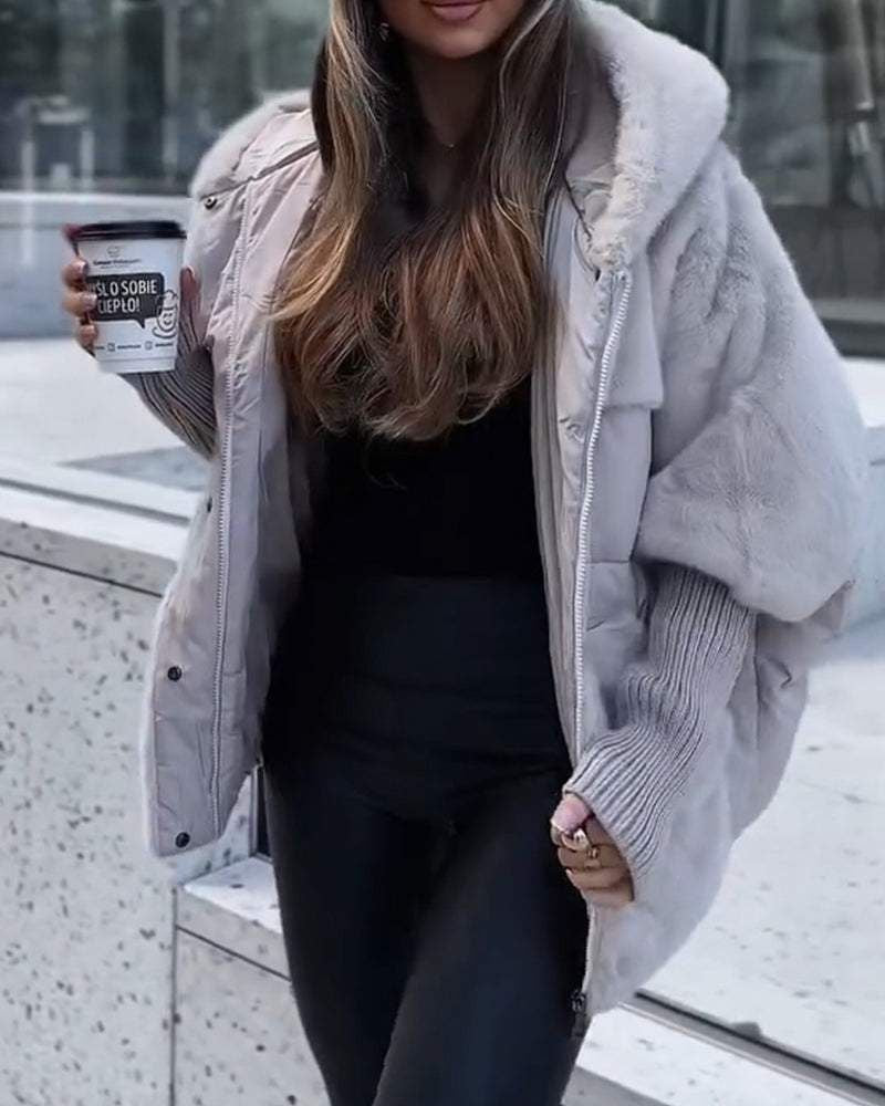 ThermaKnit™ – Piumino Oversize a Maglia